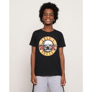 Camiseta Juvenil Banda Guns N