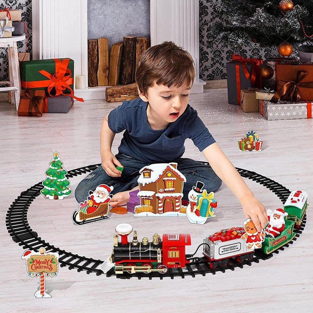 Brinquedo De Trem Elétrico De Natal, Brinquedo Infantil De