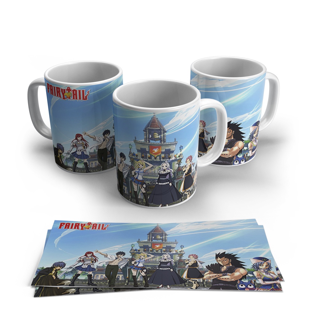 Caneca Fairy Tail Personagens 02