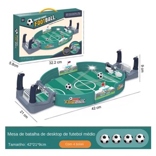 Mini Jogo Futebol De Mesa Portátil Arena Infantil Gol A Gol