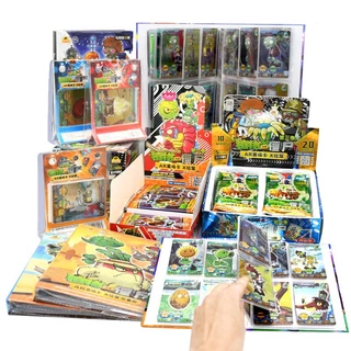 Jogo Plants vs. Zombies Cartão Coleção Álbum PVZ Card Album AR Battle Card Coleção Album Full Set For Kids