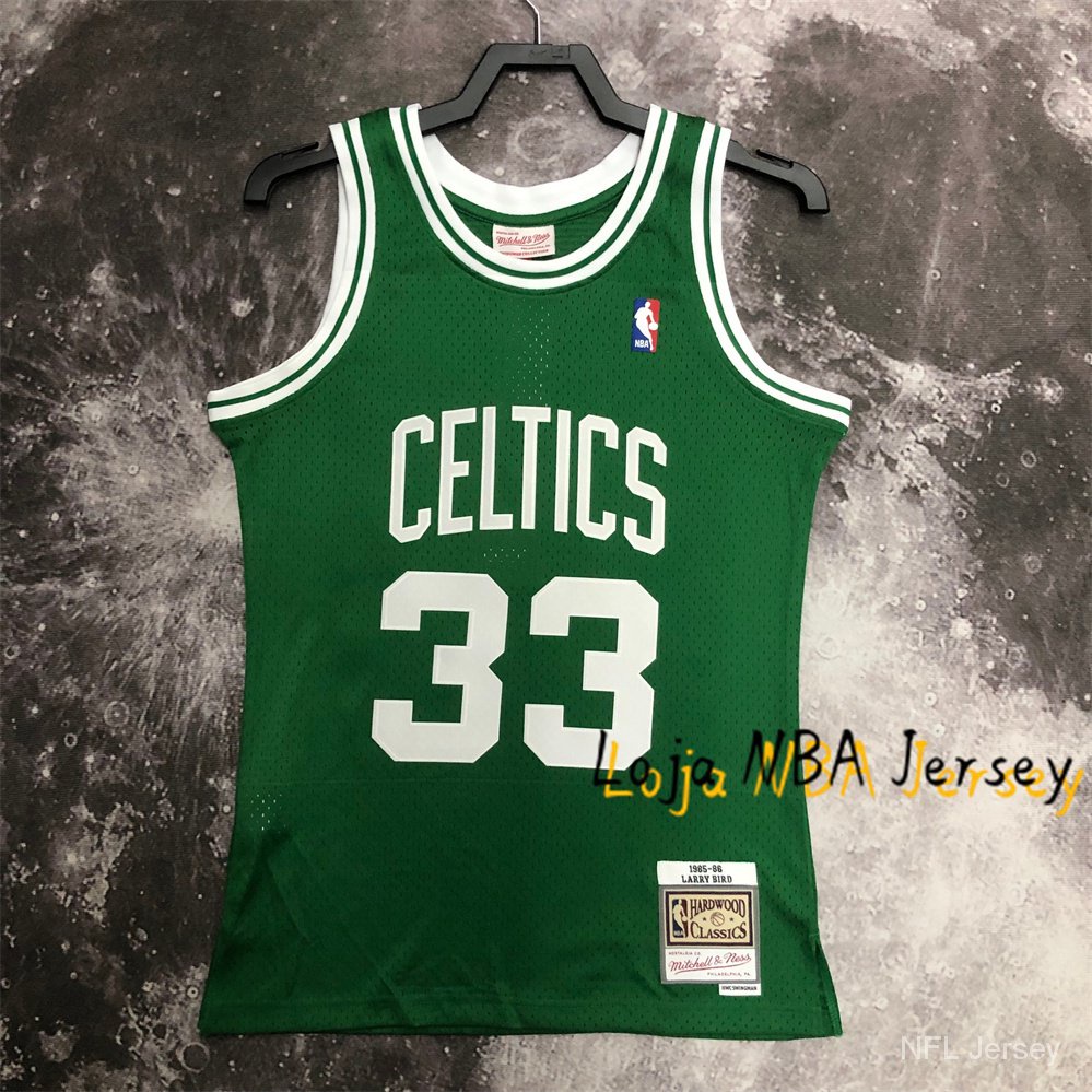 Camisa Masculina NBA jerseys Boston Celtics #33 Larry Bird retro De Basquete