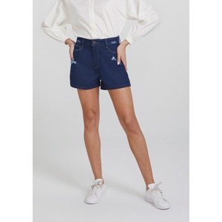 Shorts Jeans Feminino Cintura Alta Hering