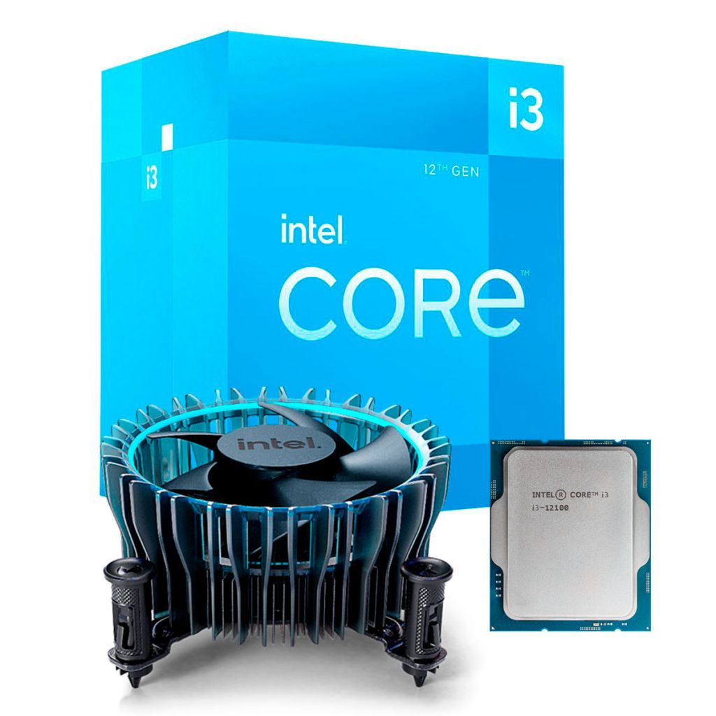 Processador Intel Core I3-12100, 3.3GHz (4.3GHz Turbo