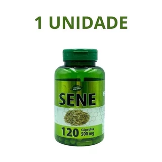 sene 100% natural 120 capsulas de 500 mg