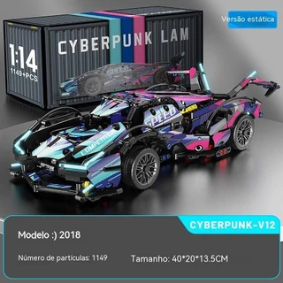 Compatível com os blocos de construção Lego Blocos de construção para carros esportivos Brinquedos modelo carro para crianças