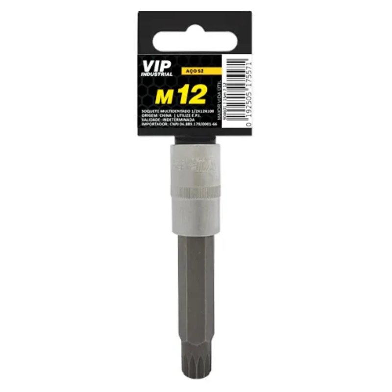 ピット Soquete pito Multidentado M12 longo VIP Industrial 904601 | Shopee