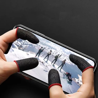 Par de Luva de Dedo Gamer Anti-suor Profissional para Jogos Mobile Celular PUBG WILD RIFT FREE FIRE LEAGUE OF LEGENDS MOBILE em Oferta na Shopee