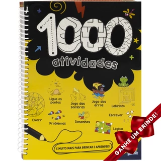 Livro 1000 Atividades Todolivro Crianças Filhos Infantil Desenho História Brincar Pintar Colorir em Oferta na Shopee