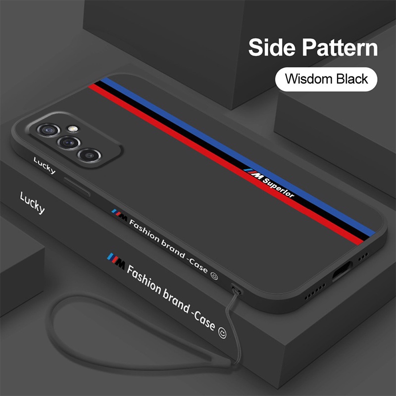 Capa De Silicone Líquido Macio Moda Para Samsung Galaxy A05 A05S A15 A23 A35 A55 S24 Plus Ultra S24 + S24Plus S24Ultra