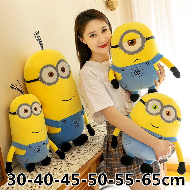 Kawaii Bonito de Alta Qualidade Soft Plush Genuíno Ladrão Papai Minions Série Big Eyes Cartoon Anime Dolls Brinquedos Presentes de Aniversário para Crianças