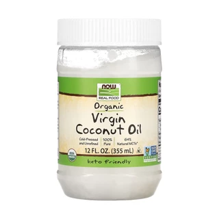 Óleo de Coco Virgem Now Foods 355ml 100% Puro Importado