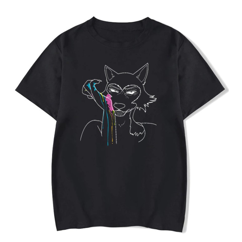 Camiseta Unissex Anime Beastars Wolf Colors