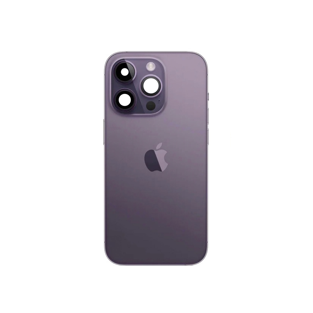 Carcaça Completa Iphone 14 Pro Max Roxo Escuro C/ Gaveta, Botões e