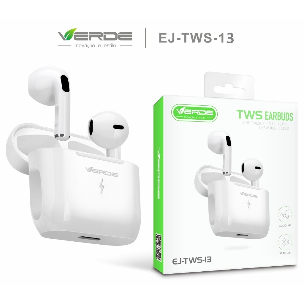 TWS Fone de Ouvido Airs Pro Estéreo Bluetooth Sem Fio com Extra Bass: Conectividade Avançada e Qualidade de Som Aprimorada para uma Experiência Musical Premium