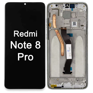 Tela LCD Display Frontal para Xiaomi Redmi Note 8 Pro Com Aro Vivid