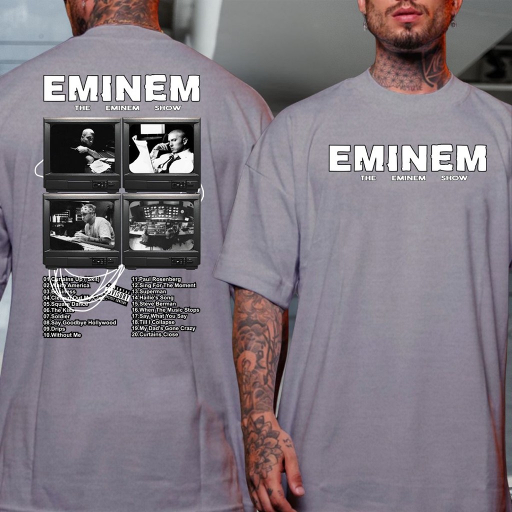 Camiseta Rapper The Eminem Show Graphic Lose Yourself Tour