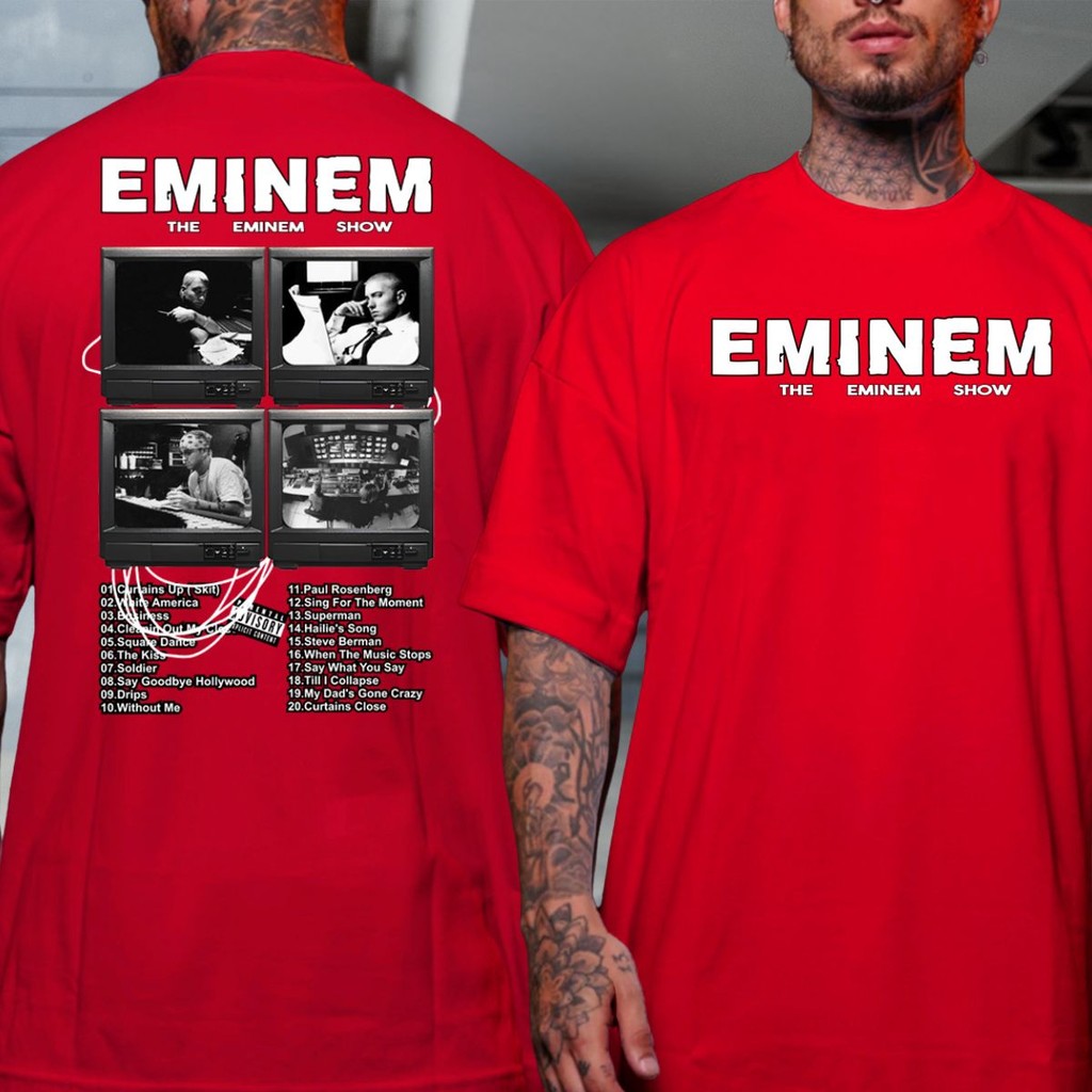 Camiseta Rapper The Eminem Show Graphic Lose Yourself Tour