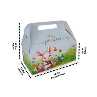 Caixa maleta para lembrancinha, Pascoa Infantil, kit lanche, presente 10/20/30un em Oferta na Shopee