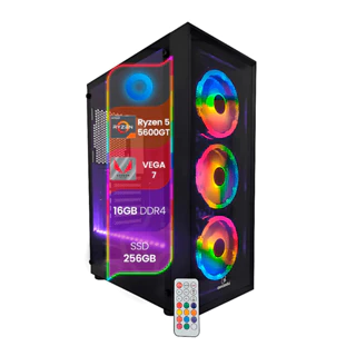 PC Gamer Concórdia Processador Ryzen 5 5600GT Memória 16GB SSD 256gb Fonte 600w Windows 11 Pro em Oferta na Shopee