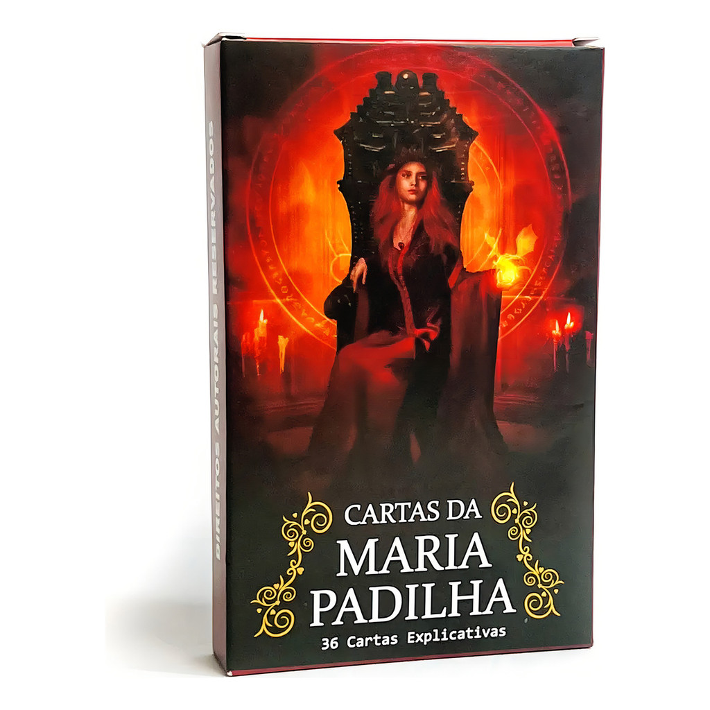 Tarô Maria Padilha Cartas De Baralho 36 Cartas E Manual | Shopee Brasil