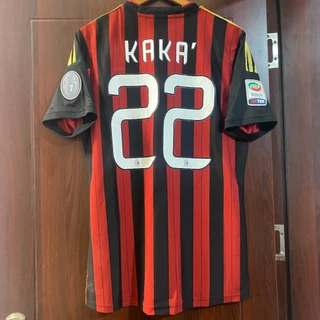 Camiseta Retro Futebol 1314 Série A patch AC Milan Homemade 22 Kaka 45 Balotelli