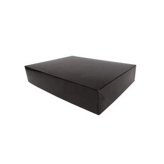 25 Caixas de Papel Para Presente Preta 37x23,5x5,5 cm R4