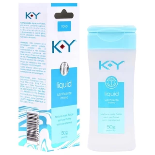 KY Liquid Lubrificante Íntimo em Gel a Base D'água 50g