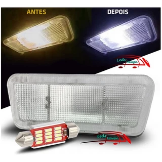 Lanterna Luz Teto Led Corsa Astra Vectra Plafonier Branco 6000Ki