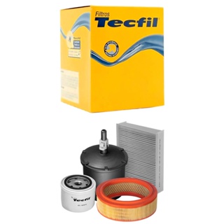 Kit Troca De Filtros Sandero 1.6 8v Flex 2007 A 2017 Tecfil