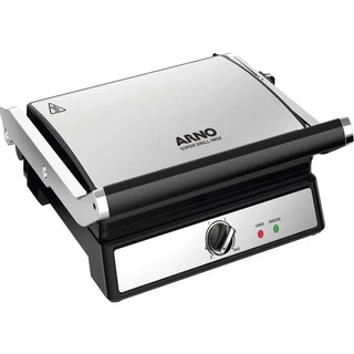 Super Grill e Sanduicheira Arno Inox - 127V