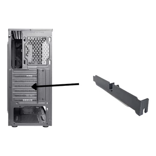 Tampa Espelho Pci P/ Gabinete Com Furo Para Passar Fio
