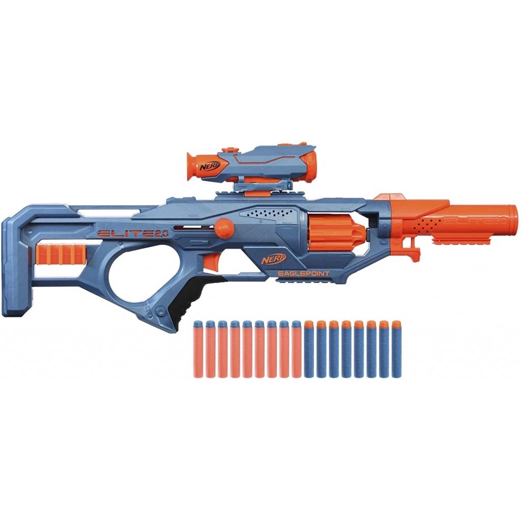 Balas Mega-Nerf Rifle Sniper Vermelho, Dardos De Espuma, Dardo De Recarga,  Bala De Cabeça Grande De Buraco, Brinquedo Da Série N-Strike, 9,5 cm, 30