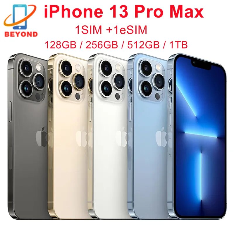 Apple iPhone 13 Pro Max 512gb Prata - 1 Chip