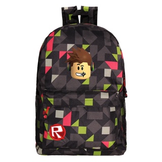 Roblox kids school unisex backpack laptop E Bolsa De Viagem Para Crianças Adolescentes Meninos