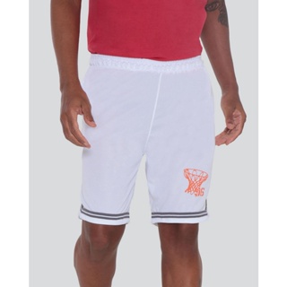 Bermuda Masculina Esporte Basquete Branca