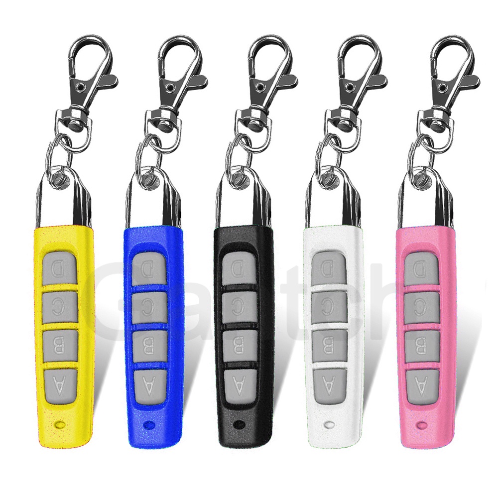 Colorido 433MHz 433.92mhz Controle Remoto Garagem Portão 4 Botões Clonagem Código Abridor Da Porta Controle Remoto DuplicatorCar Key Fender Car Transmitter Key Copy Controller