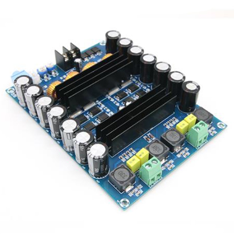 XH-M641 Módulo Amplificador De Áudio De Duplo Canal 150W + 150W Placa ...