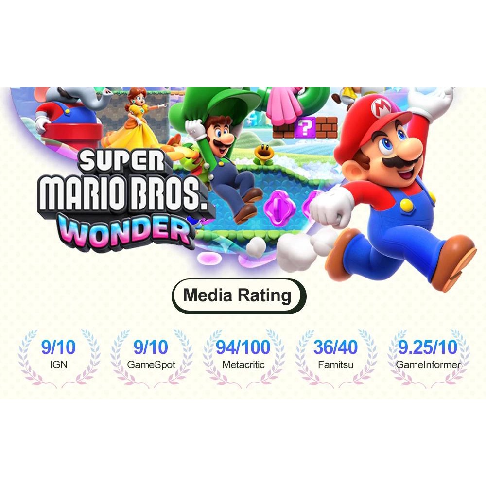 Super Mario Bros. Wonder jogos nintendo switch, de Jogo Físico Oficial para  Nintendo Switch, Nintendo Switch, OLED Lite, Original, Recurso de Ação,  Ofertas