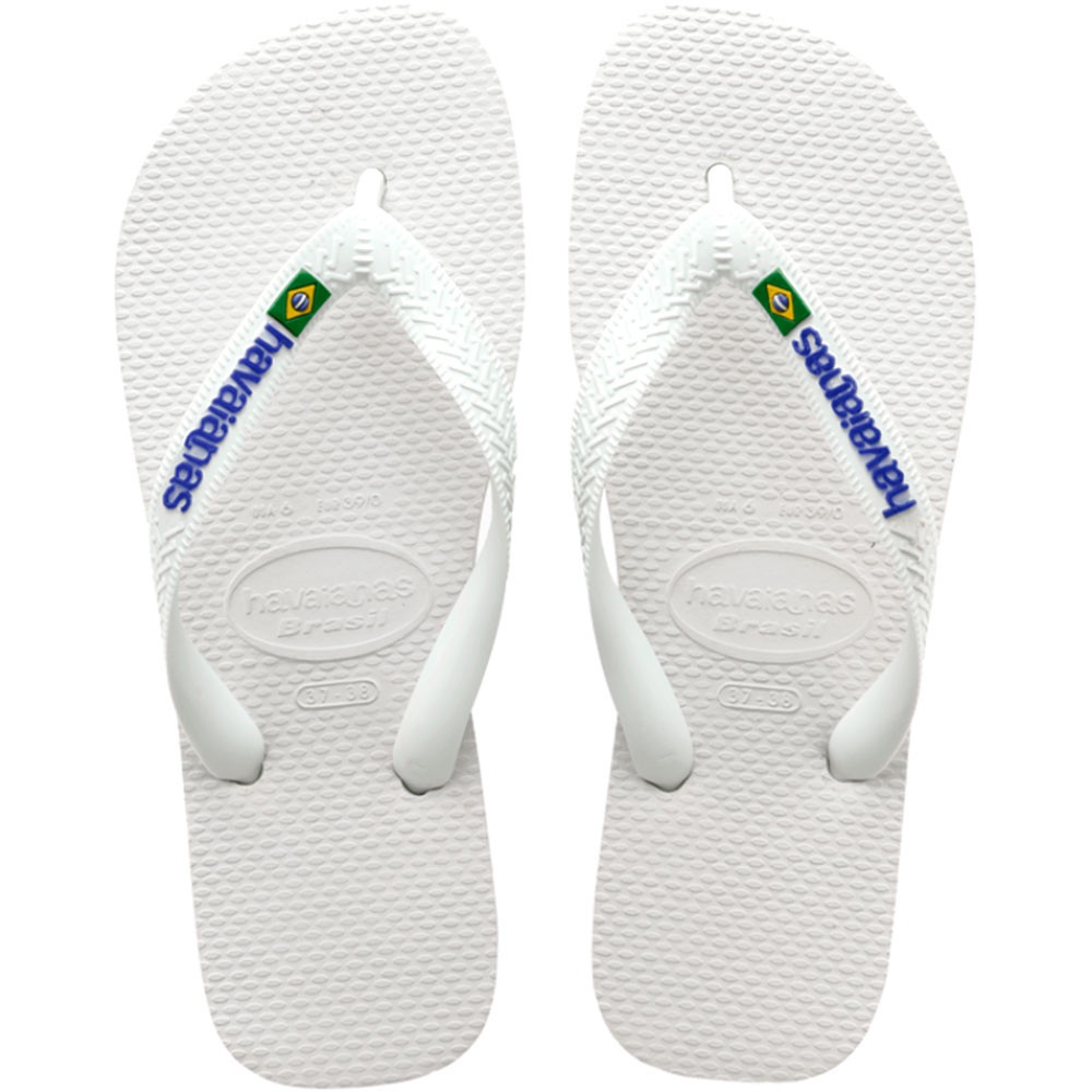 Chinelo Havaianas Brasil Logo Branco