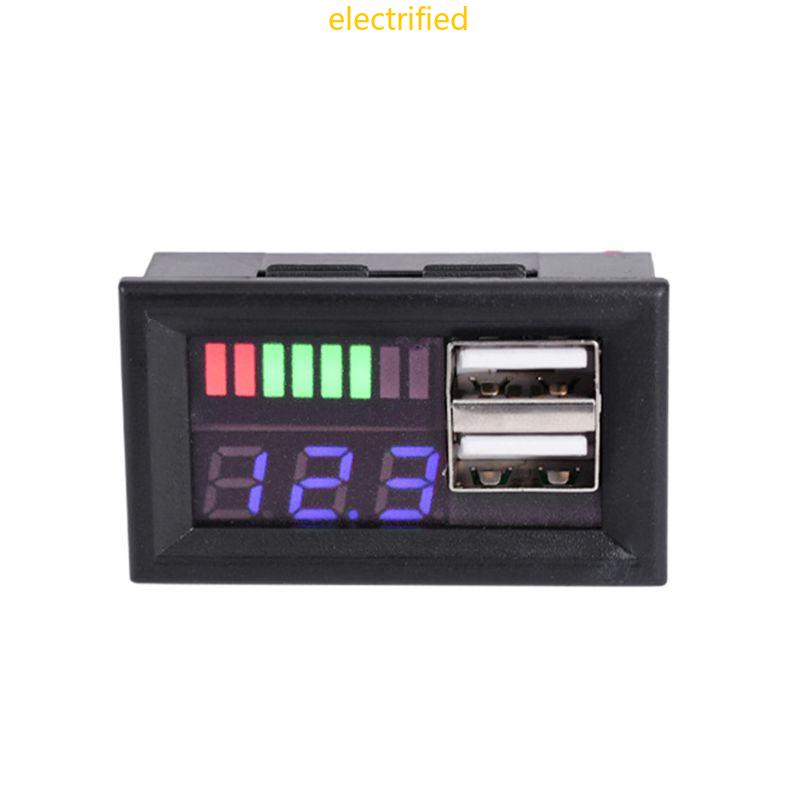 Ele Voltagem Medidor Tensão Amperímetro Bateria Voltímetro Corrente LCD Display Digital Shunt