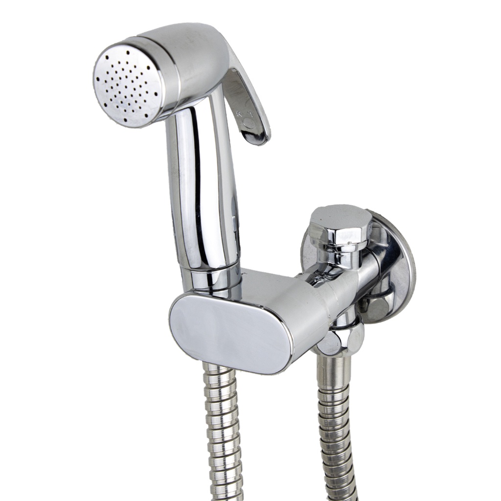Ducha Higiênica Com Derivação Adaptador Acoplada Duas Saidas
