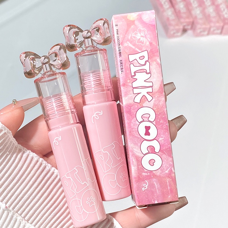 Batom Espelho Borboleta Brilho Labial Hidratante Copo Antiaderente Maquiagem Feminino Cosmético
