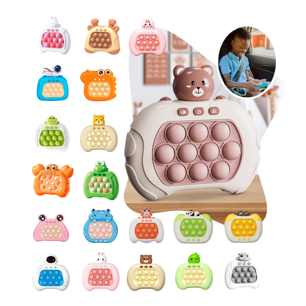 Pop it Mini Gamer Brinquedo Console Anti Stress Eletrônico