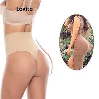 Lovito Shapewear Casual Com Costura De Tecido Liso Para Mulheres LNA41247