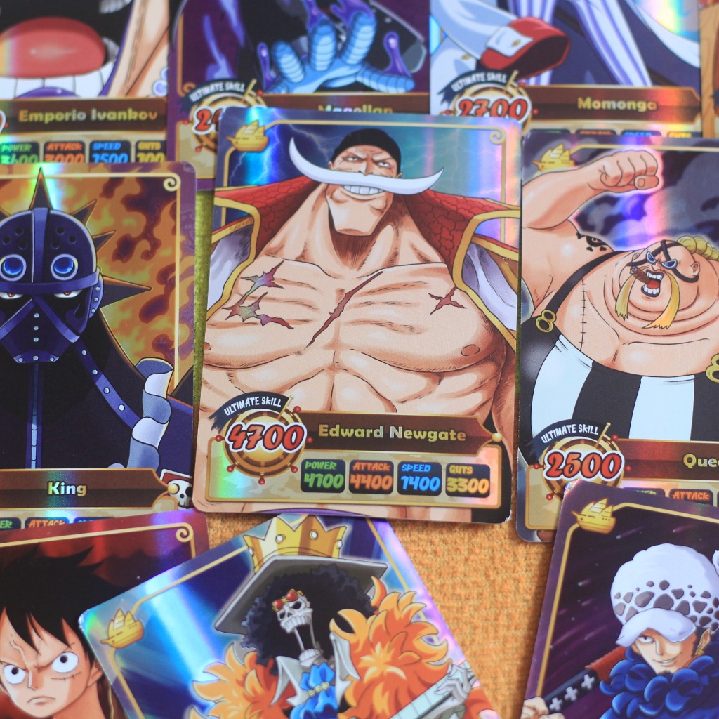 50Pcs/Pack One Piece Card SSR Flash Brilhante Cartões De Coleção