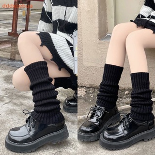 Women Harajuku Plush Leg Warmers Gothic Punk Vintage Leopard