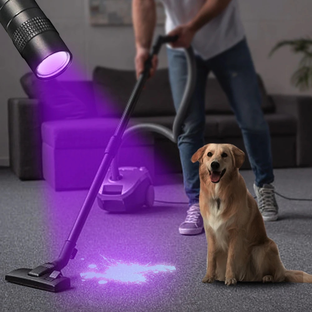 ドラム缶LEDライト内臓No.5 Lanterna Luz Led Negra Ultra Violeta Uv Detecta Nota Urina Gato