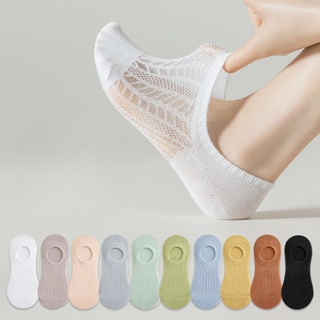 Lace No Show Socks Breathable Low Cut Five Finger Socks - Temu