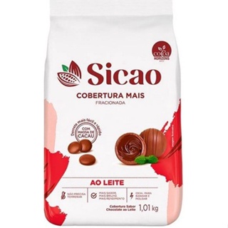 Cobertura Mais Sabor Chocolate ao Leite Fracionado 1,01kg Gotas - Sicao
